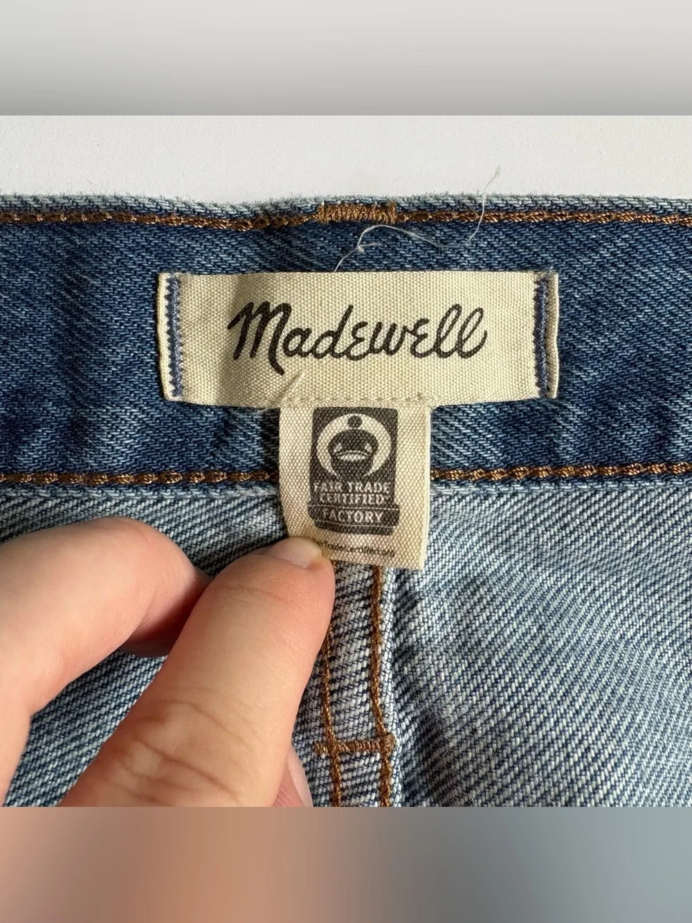 Madewell denim short size 31